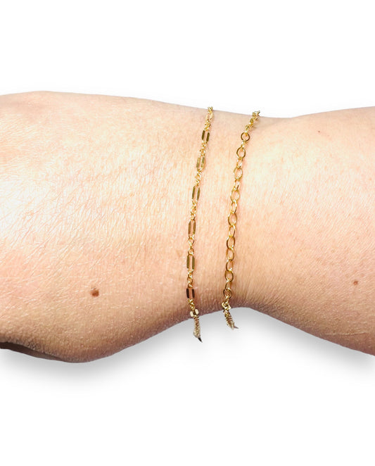 Dainty Gold Filled Chain Bracelet*