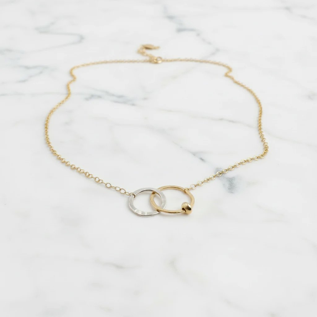 Circle Necklace Gold Filled