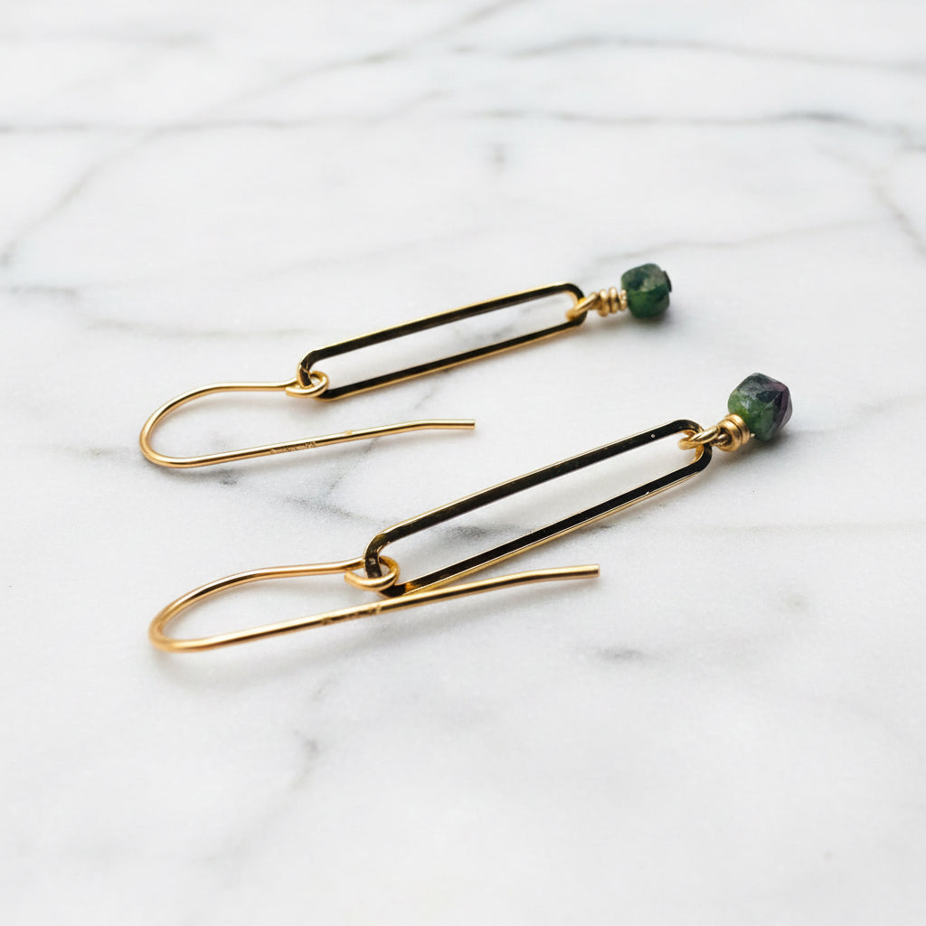 Paperclip Chain Earrings