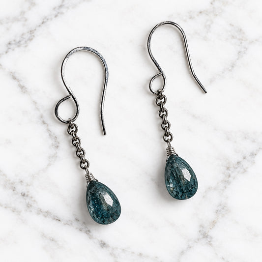 Kyanite teardrop Earrings