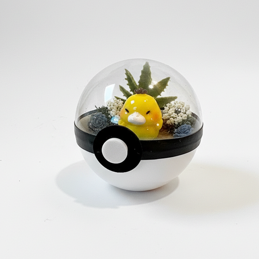 Small Psyduck Pokeball Terrarium