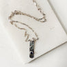 Iolite and Moon Tag Necklace-Uni- T Janine Gerade