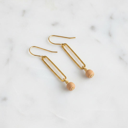 Paperclip Chain Earrings