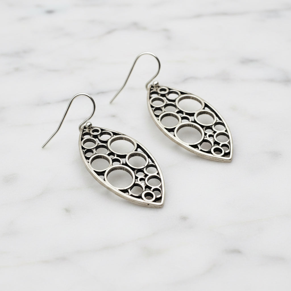 Circle Marquise Earrings