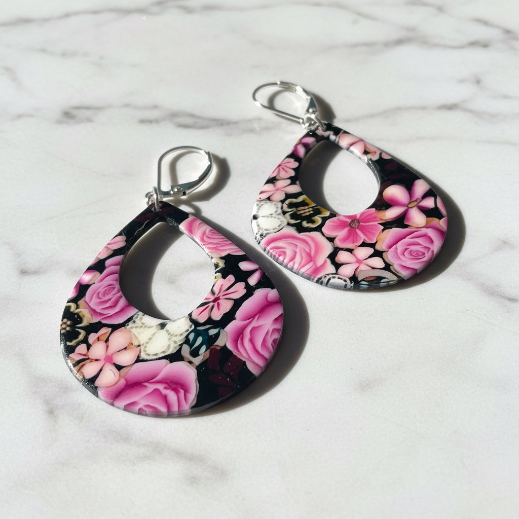Clay Earrings-Spring Floral Collection* Janine Gerade