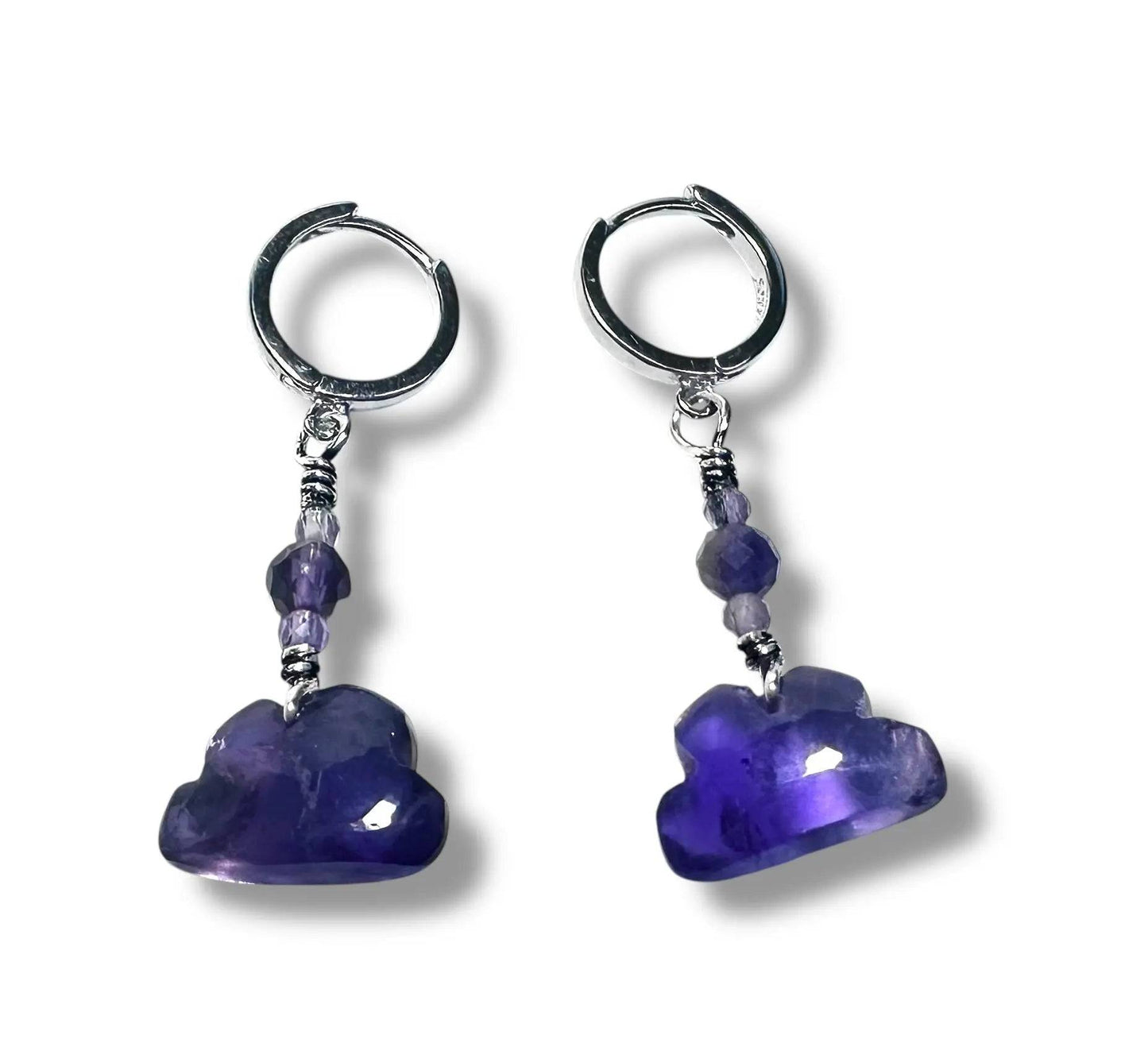 Cloud Earrings/Amethyst Cloud Earrings* Janine Gerade