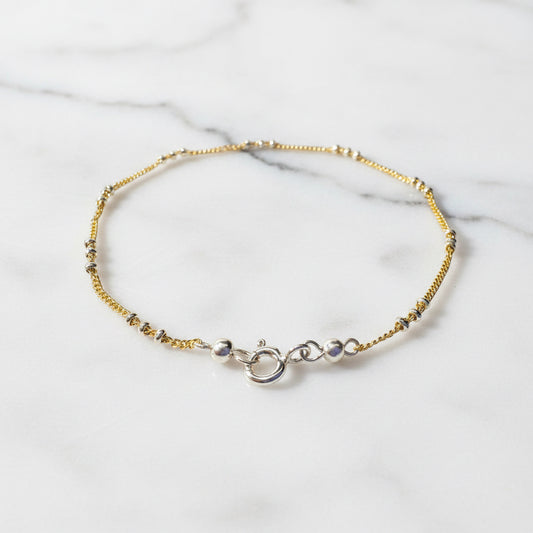 Gold and Silver Chain Bracelets***