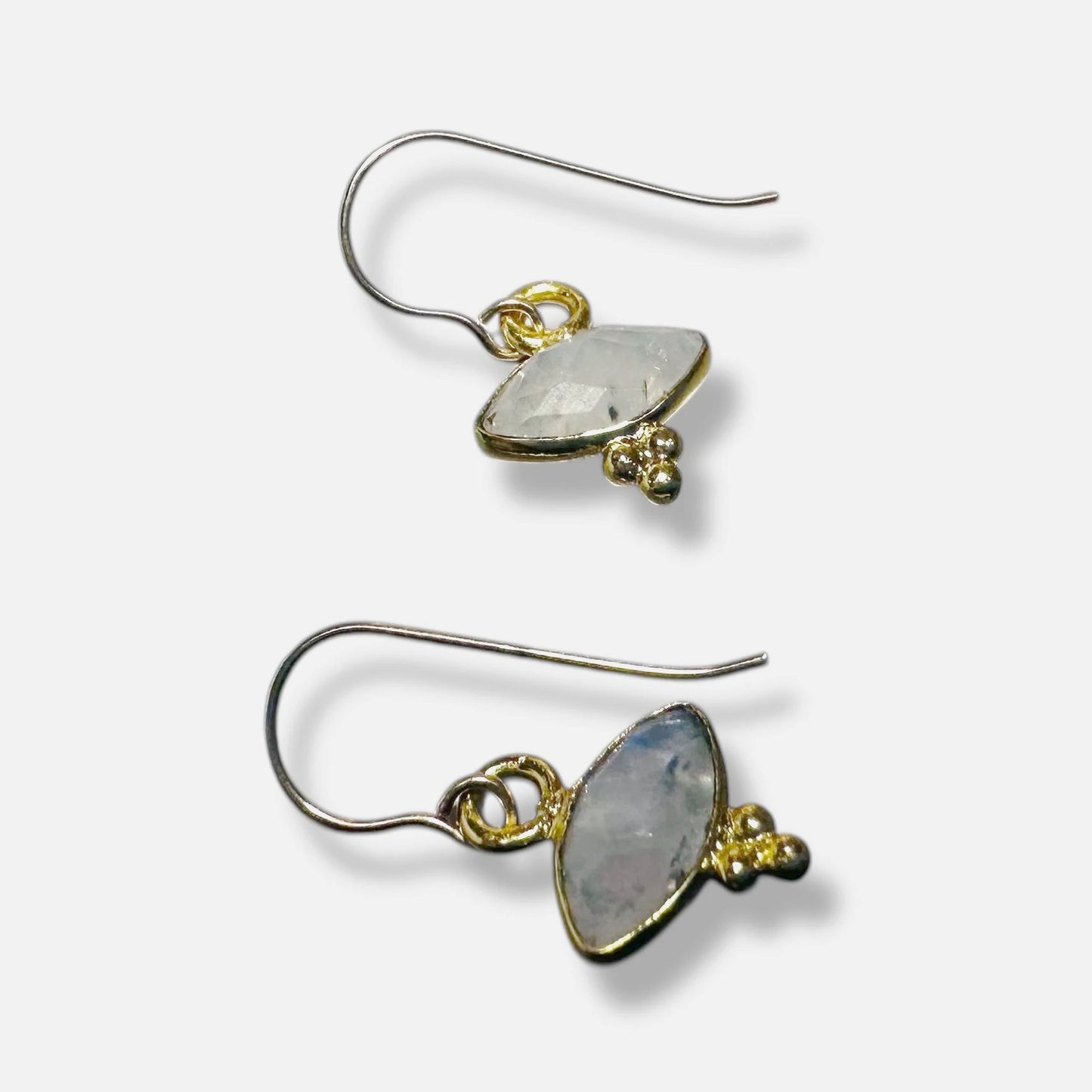 White Moonstone Dainty Earrings*