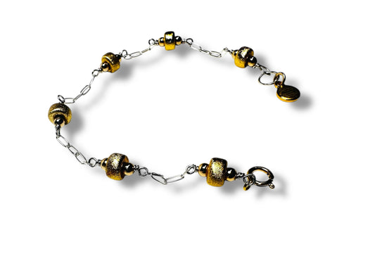 Gold and Silver Bracelet***