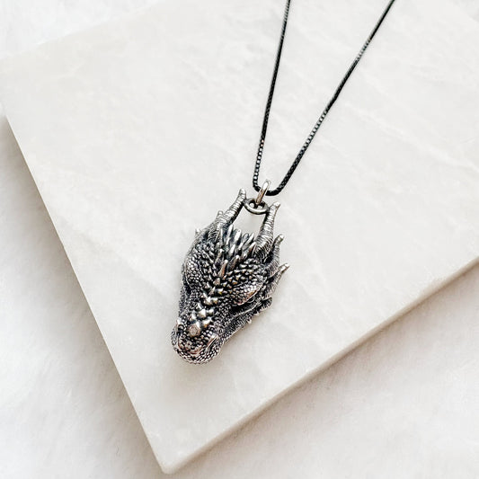 Sterling Dragon Necklace*