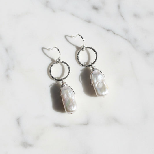 Keshi Pearl Earrings