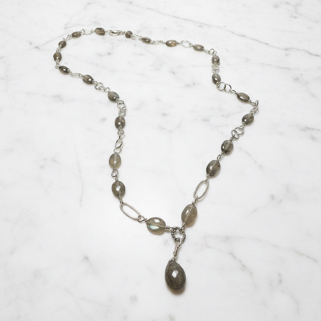 Labradorite Link Chain Necklace