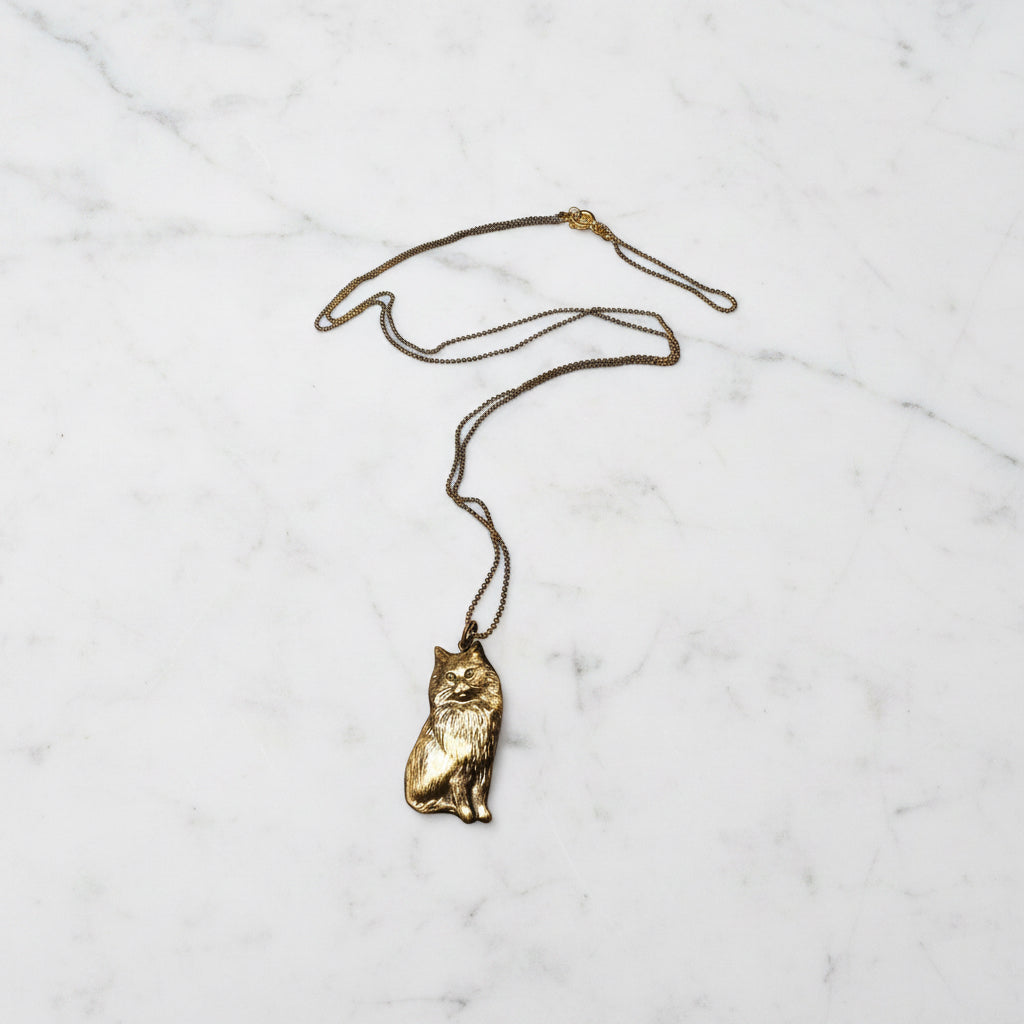 Long Kitty Necklace***