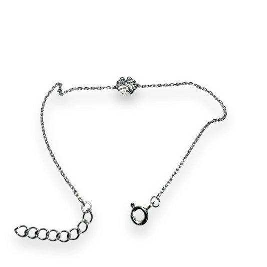 Lucky Clover Silver Chain Bracelet* Janine Gerade