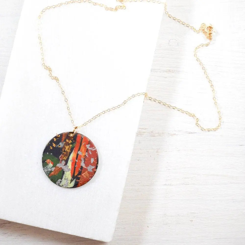 Polymer Clay Pendant Necklace - Uni-T