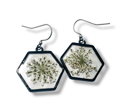 Real Flower Earrings* Janine Gerade