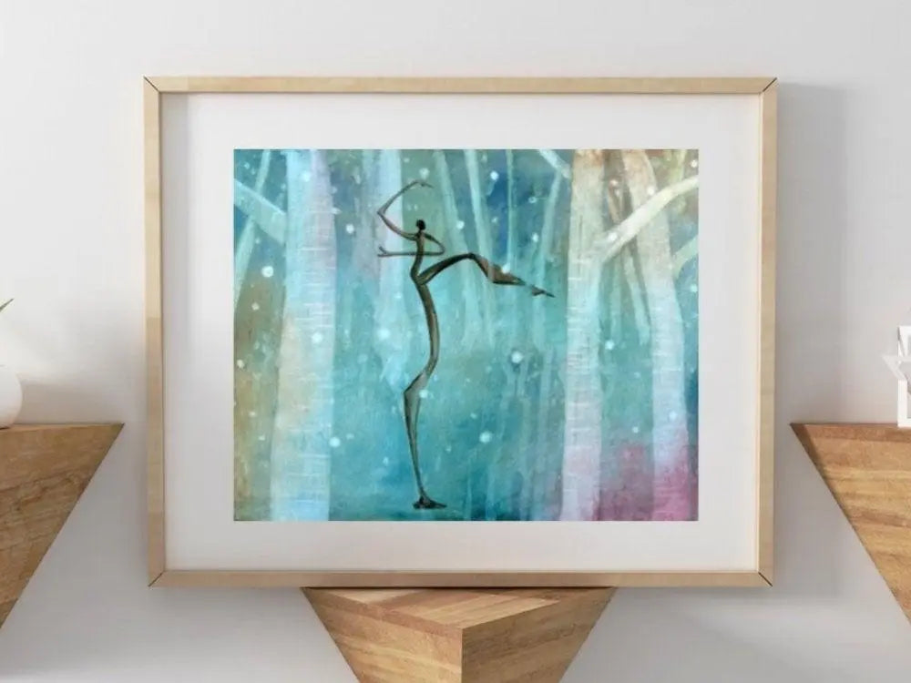 Snow, Giclee Print on High Quality Watercolor Paper - Uni-T