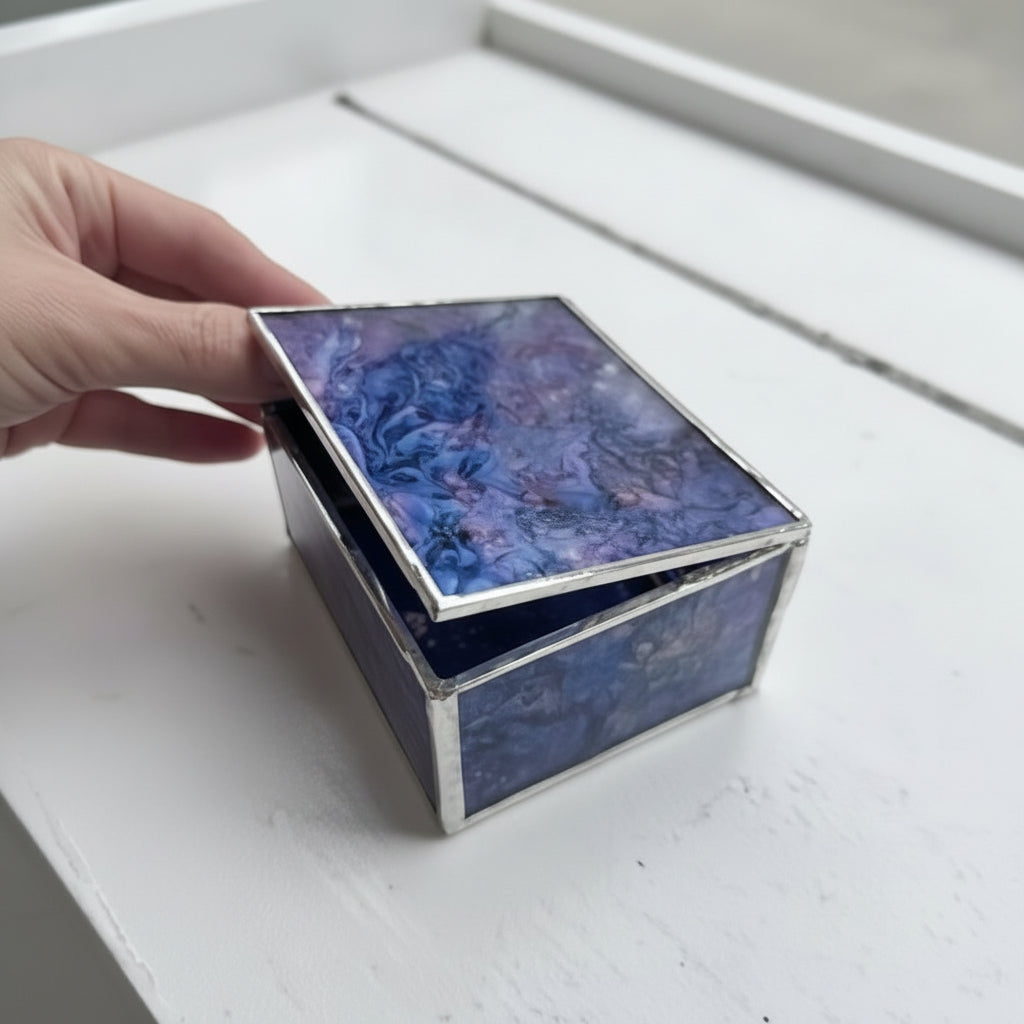 Stained Glass Rectangle Box Sarah Alessandro