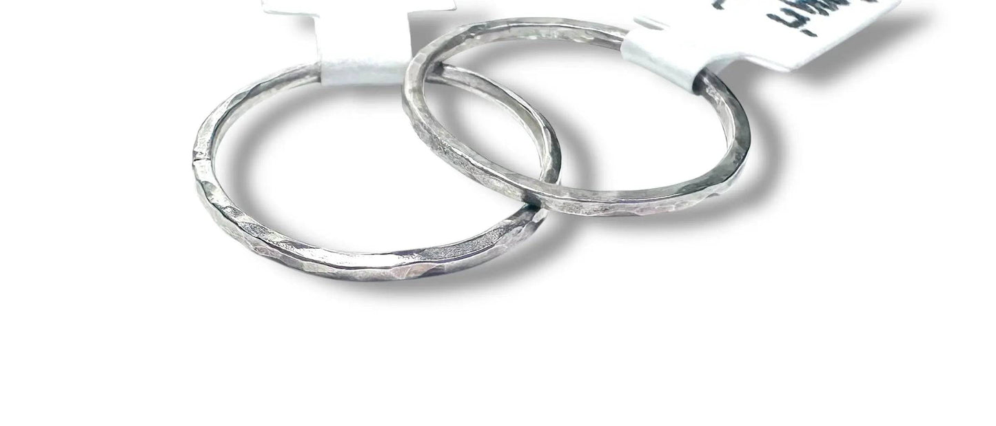 Thin Hammered Stacking Ring/small Size 4 3/4* Janine Gerade