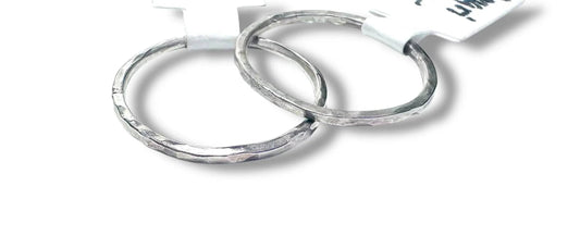 Thin Hammered Stacking Ring/small Size 4 3/4* Janine Gerade