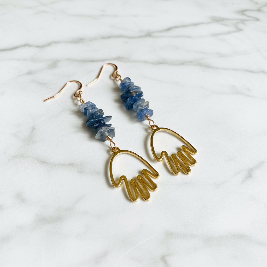 Hand Earrings/ Golden Hands Earrings*