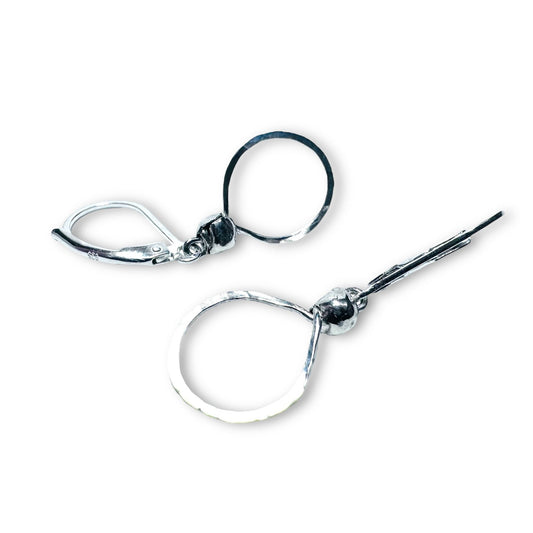 Silver Teardrop Earrings***