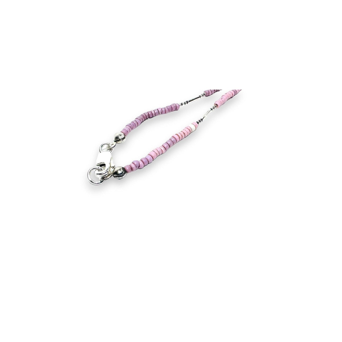Dainty Tribe Bead Necklace with African Seed Beads