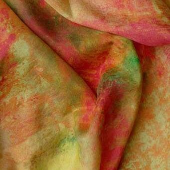 Oblong Silk Scarf - Autumn Glory Uni-T