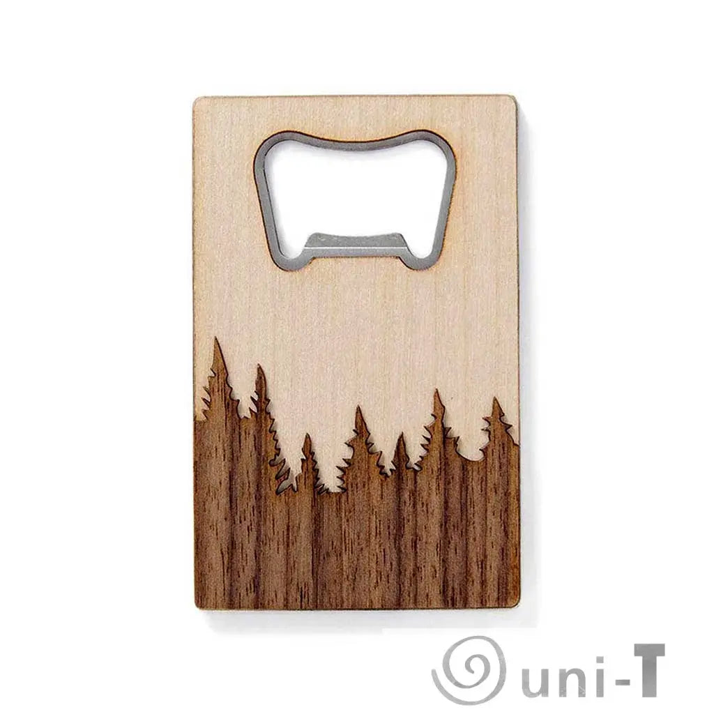 Bottle Opener - Forest Treeline and Tide