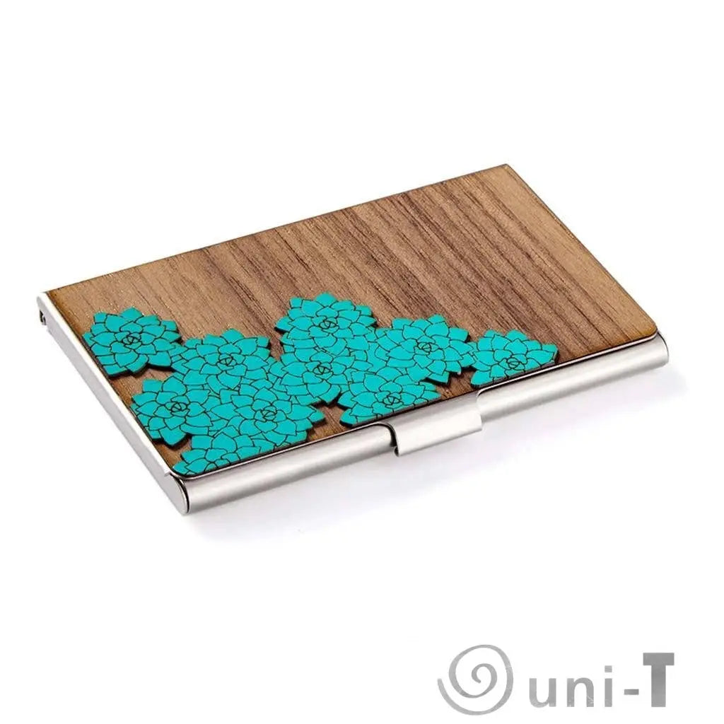 Card Case - Flower Treeline and Tide