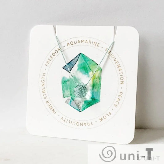 Carded Gemstone on 18in Silk Necklaces Janine Gerade