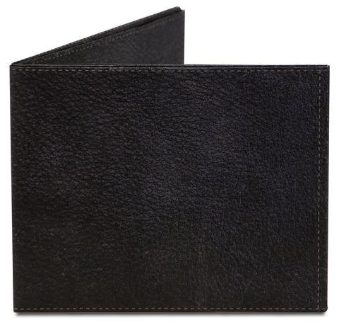 Black Leather Paper Wallet Uni-T