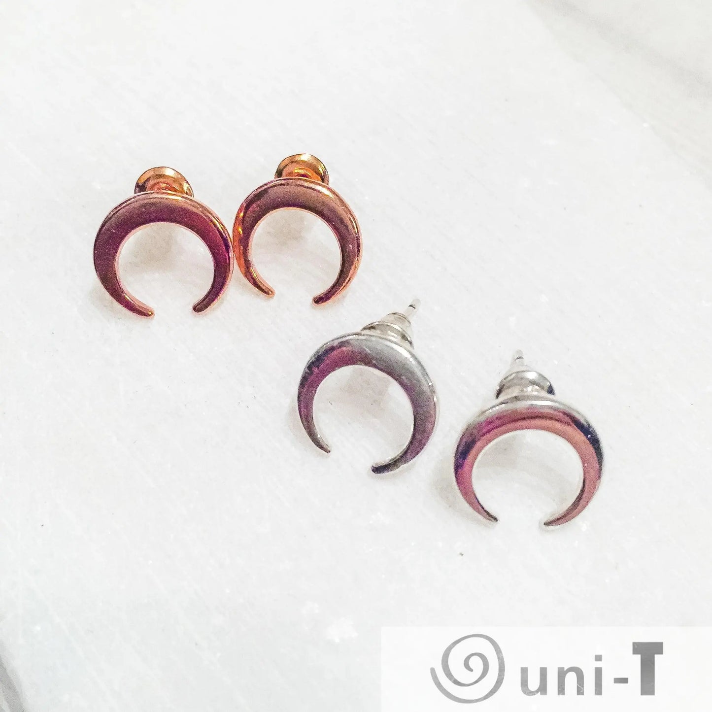 Crescent Stud Earrings Lisa Trachtman