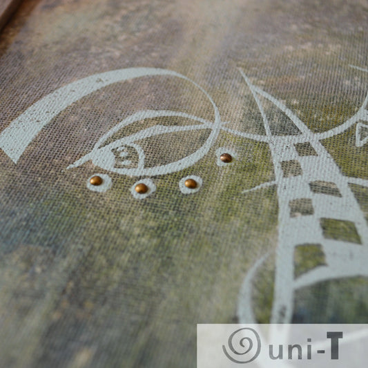 Cubism Face Art - Original Framed Painting 8X10 Eujin Kim Neilan