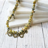 Turquoise &amp; Chain Necklace Uni-T
