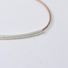 Precious Metal Clay Silver Bar on Suede Cord Bracelets Uni-T