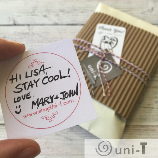 Eco-friendly Gift Wrap & Message for T-shirts Uni-T