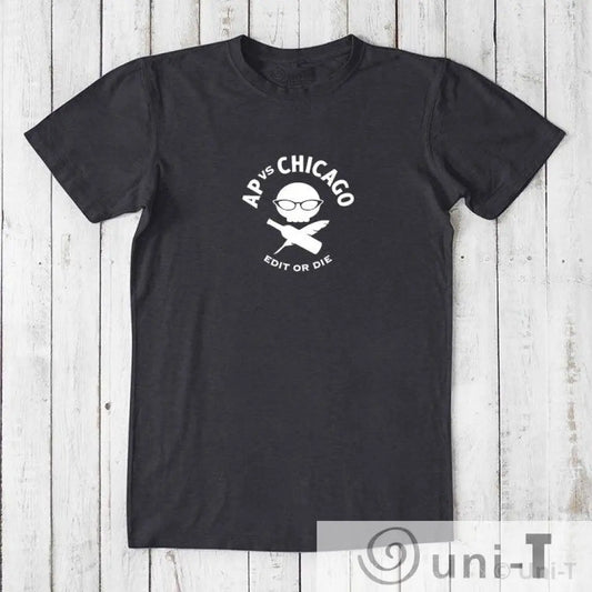 Edit or Die: Soft Straight-Cut T-shirt (Black or Red) Conscious Style Guide