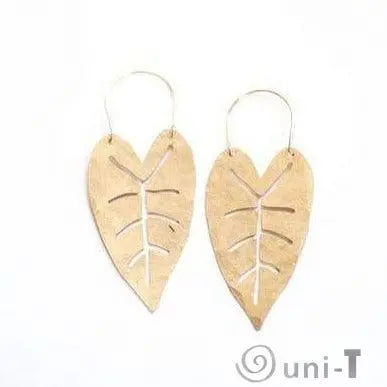 Heart Leaf Earrings Pauline Stanley Studio