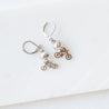 Bicycle Earrings with Beads, Surgical Steel Charm Earrings Uni-T