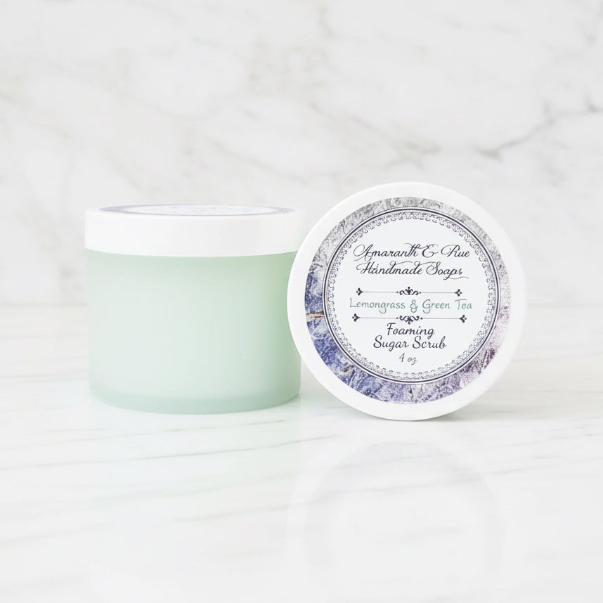 Lemongrass and Green Tea Sugar Scrub Renee A Mallett