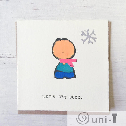 Let's Get Cozy Card Janine Kwoh