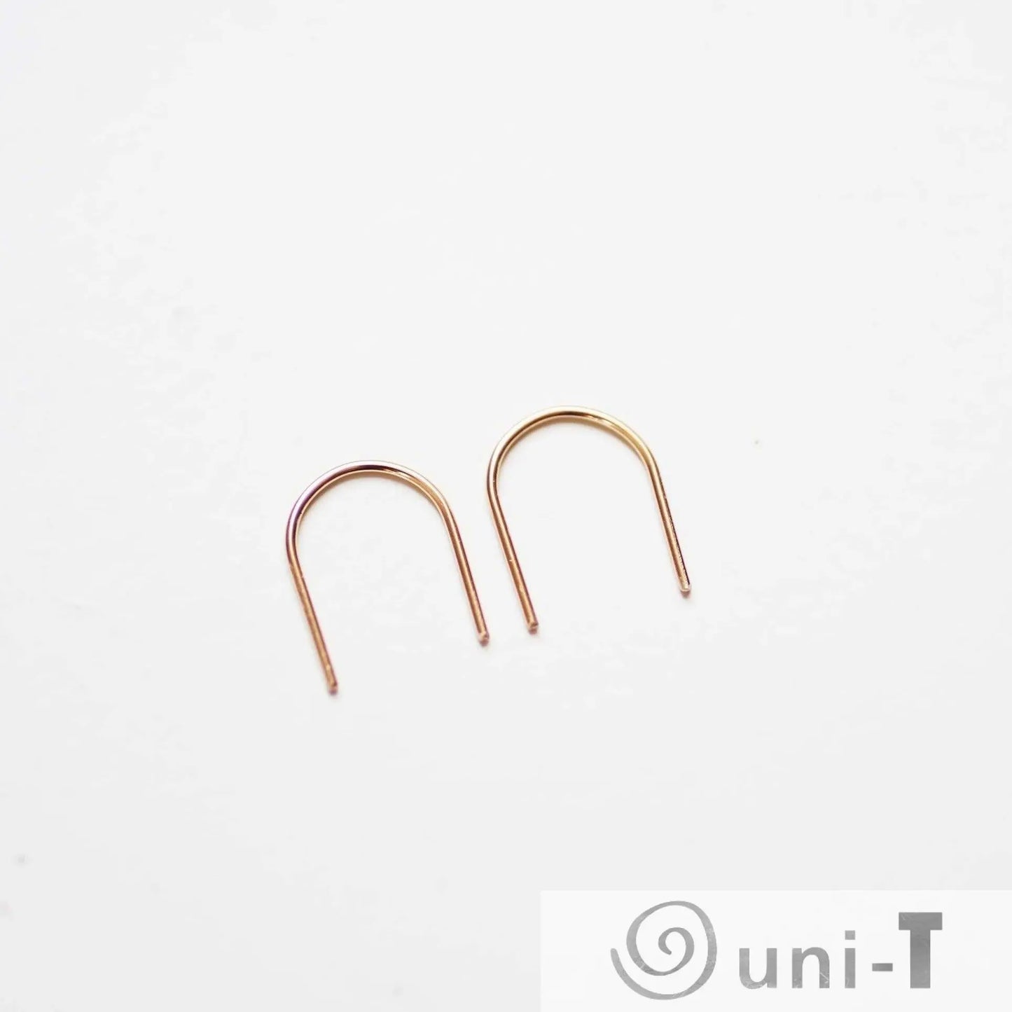 Mini Arc Minimalist Wire Earrings Pauline Stanley Studio