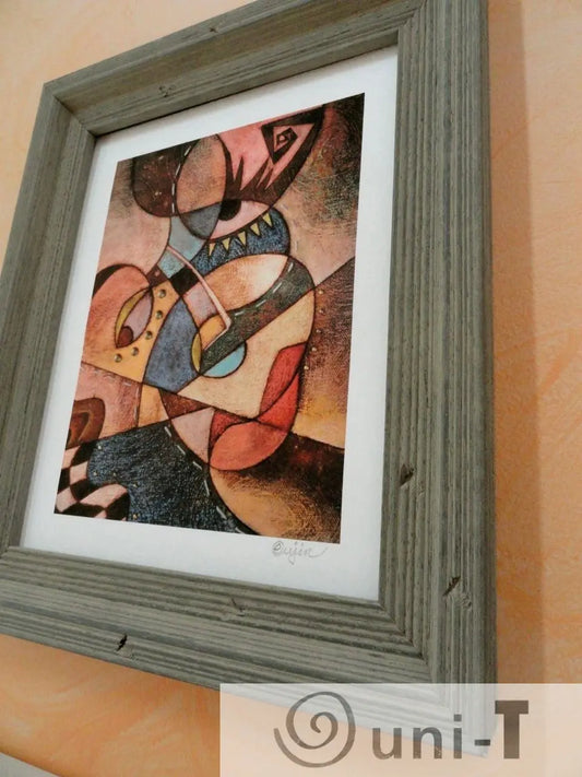 Modern decor, Abstract wall Art Prints, Giclee Print of Cubism Art by Eujin Kim Neilan, 8X10 Eujin Kim Neilan