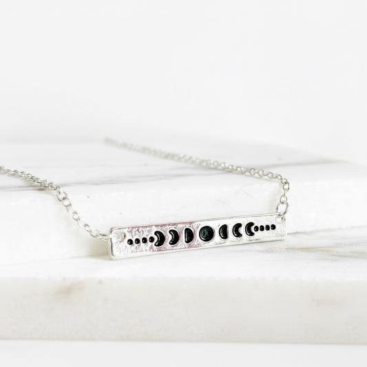Moon Phase Bar Necklace Lisa Trachtman