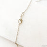 Fine Silver Necklace, Precious Metal Clay Silver with Sterling Silver Chain Uni-T Necklace
