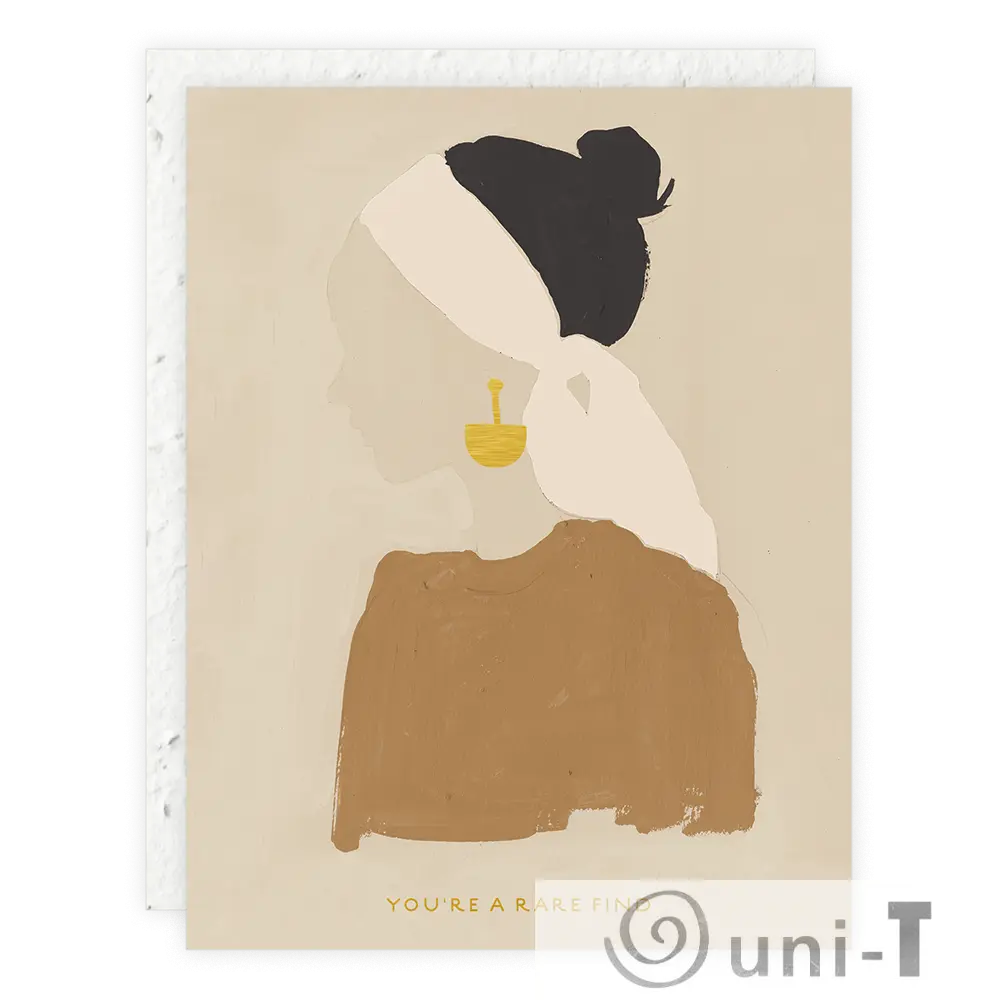 Rare Find Girl - Love + Friendship Card Seedlings