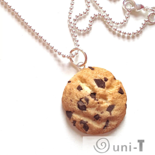 Scented Chocolate Chip Cookie Necklace THJ