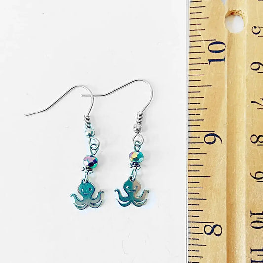 Smiling Octopus Earrings Shana Cohen