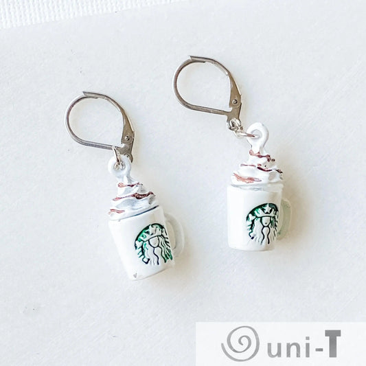 Starbucks Cafe Latte Earrings Kathy James